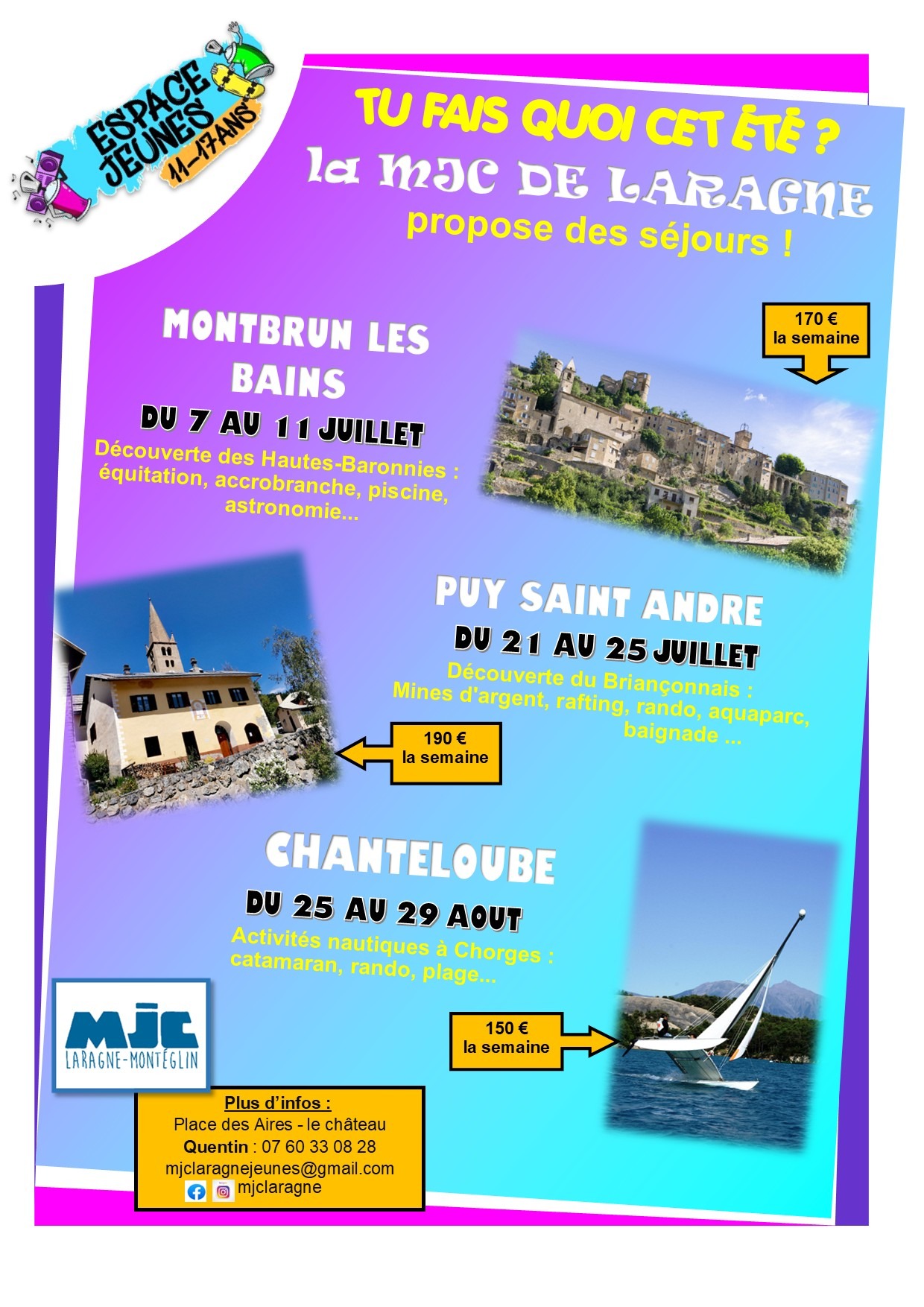 You are currently viewing Séjours jeunes été 2025