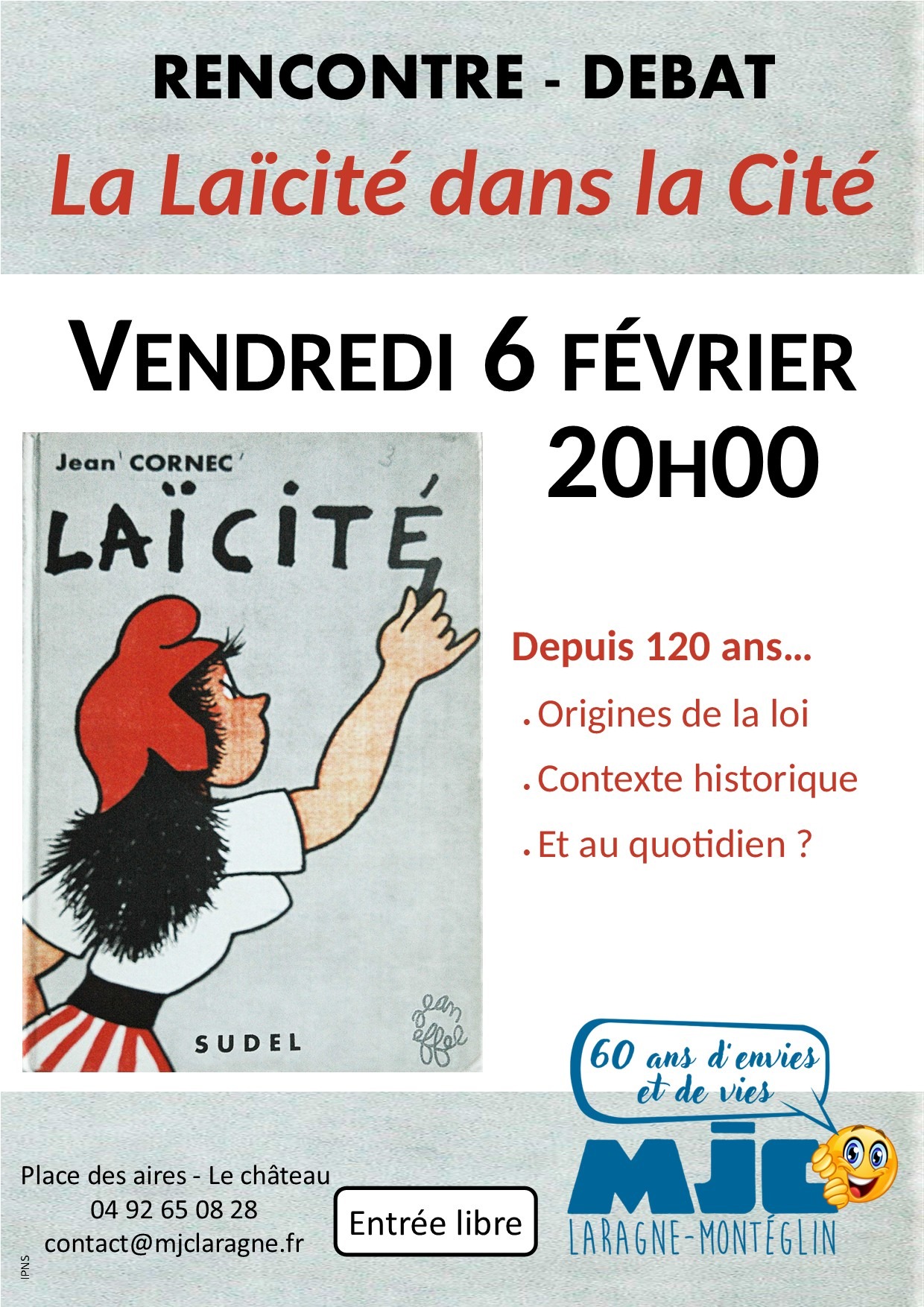 You are currently viewing Soirée débat : La Laïcité dans la Cité