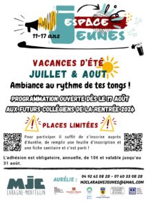 Lire la suite à propos de l’article Espace jeunes – ÉTÉ 2026